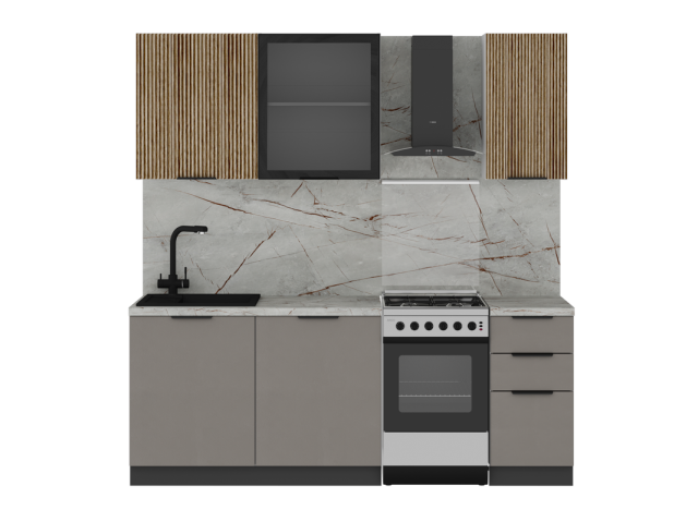 Кухня "Ватель" (возможный вариант комплектации 4)