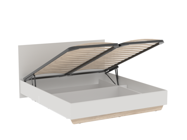 Кровать 1800 с подъемным механизмом, Аврора (1866*2063*1004) Дуб Мария/Кашемир