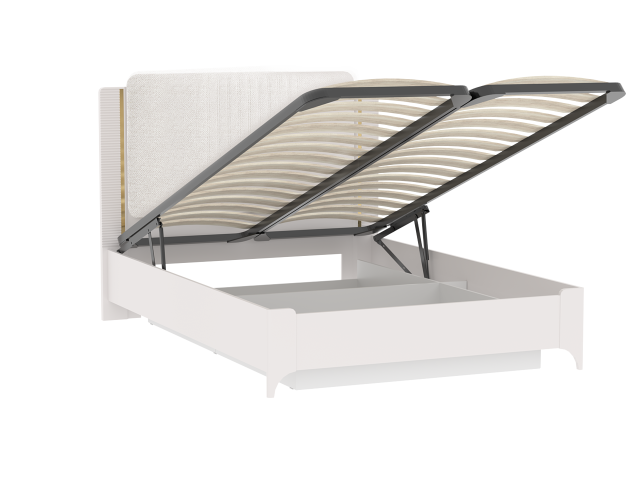 Кровать 1400 NEW с подъемным механизмом, Сиде Белый
