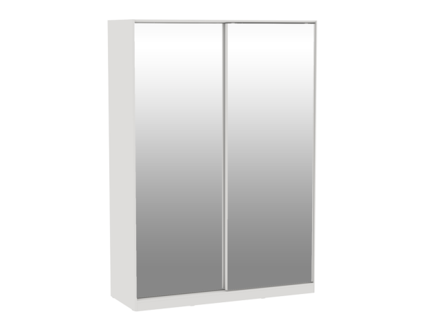 Шкаф купе с зеркальными дверями, Аврора (1624*604*2304) Дуб Мария/Кашемир