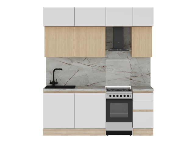 Кухня "Женева" (возможный вариант комплектации 1)