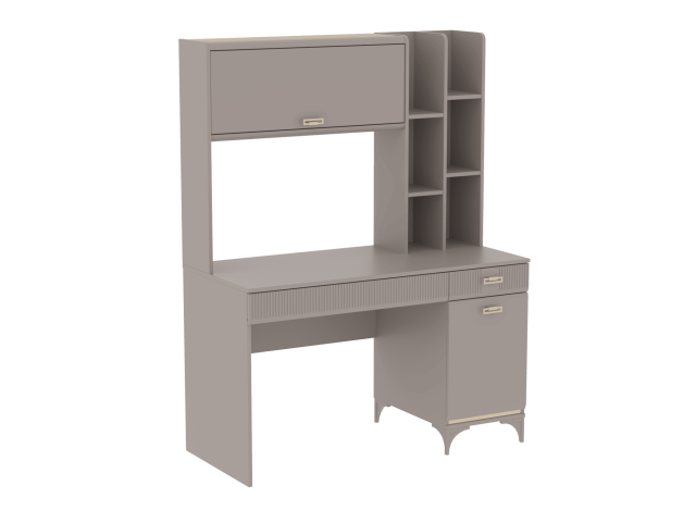 Стол письменный с надстройкой, Сиде, Мокко