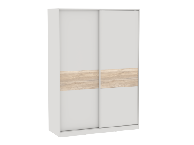 Шкаф купе с глухими дверями, Аврора (1624*604*2304) Дуб Мария/Кашемир