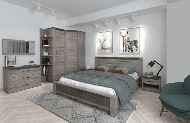 Спальня "Денвер" (возможный вариант комплектации 3)