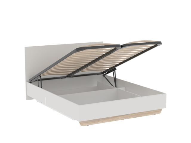 Кровать 1600 с подъемным механизмом, Аврора (1666*2063*1004) Дуб Мария/Кашемир