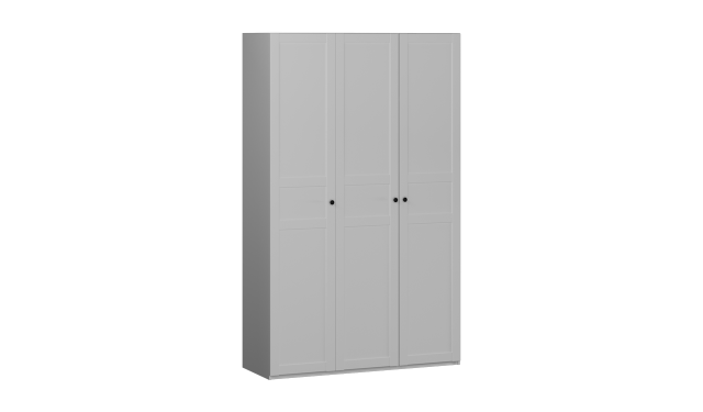 Шкаф 3 дверный с глухими дверями, Фрея (1352*503*2204) Белый