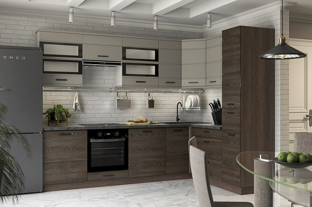 Кухня "Канзас" (возможный вариант комплектации 2)