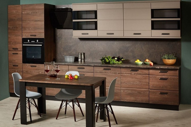 Кухня "Канзас" (возможный вариант комплектации 4)