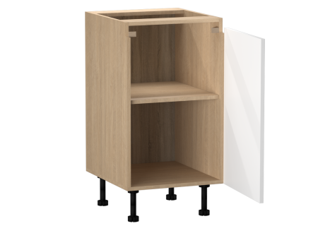 Стол С-45, Женева (450*520*870) Дуб Палермо/Белый матовый, 22404