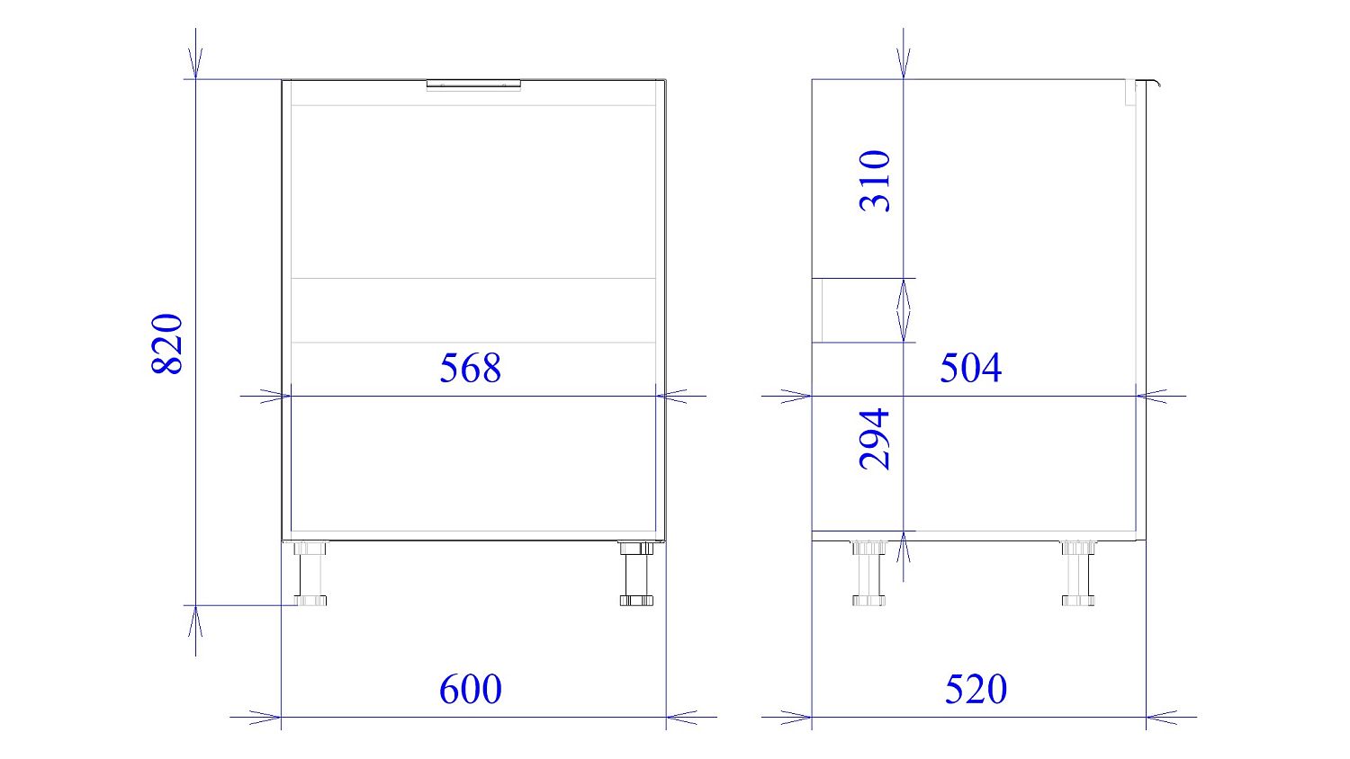 Стол под мойку СМ-60, Монза (600*520*820) Экокожа Бежевый, 23109