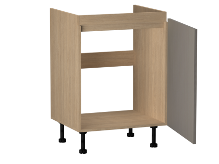 Стол под мойку СМ-60, Женева (600*520*870) Дуб Палермо/Серый камень , 22063