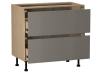 Стол с ящиками СЯ-90 (2), Женева (900*520*870) Дуб Палермо/Серый камень , 22024