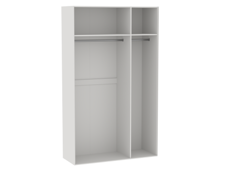 Шкаф 3-дверный с глухими дверями, Аврора (1362*522*2304) Дуб Мария/Кашемир