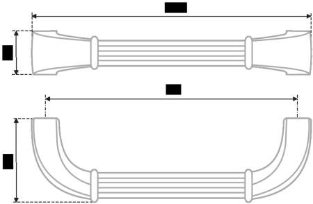 Мебельная ручка, RS082AB.4/96