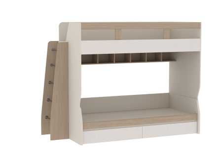 Кровать в сборе лестница прямая 1