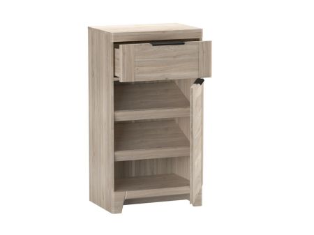 Тумба высокая узкая, Юта (543*377*1000) Дуб Мария, 50605