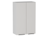 Шкаф 960 2-х дверный ШГ-60, Ватель (600*316*960) Экокожа Белый, 24362