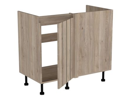 Стол под мойку угловой СМУ-100 левый, Оттава (954*534*870) Дуб Мария, 22213