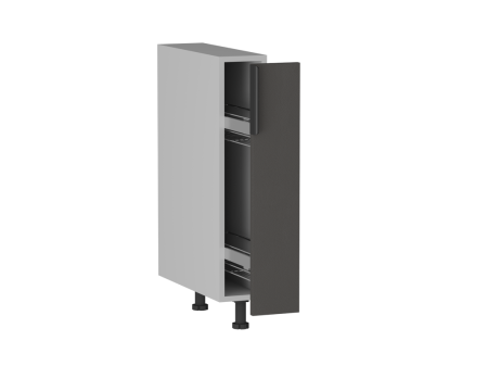 Стол, бутылочница СБ-15, Ватель (150*523*820) Экокожа Серый, 23327