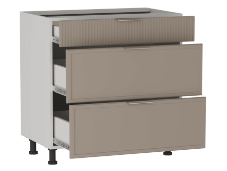 Стол с ящиками СЯ-80 (140/284), Берта (800*528*820) Мокко, 25125