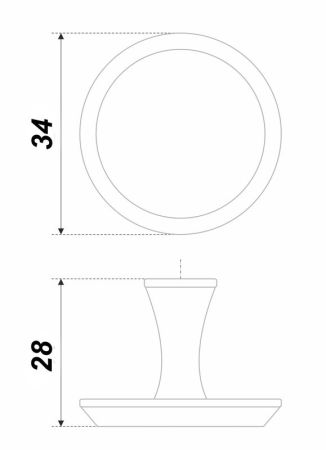 Мебельная ручка UTA mini, RC306MBSN.4