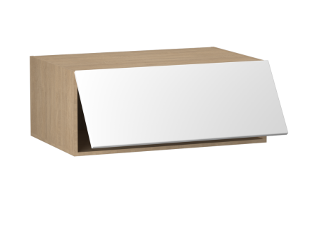 Шкаф АГ-90, Женева (900*586*360) Дуб Палермо/Белый матовый, 22431