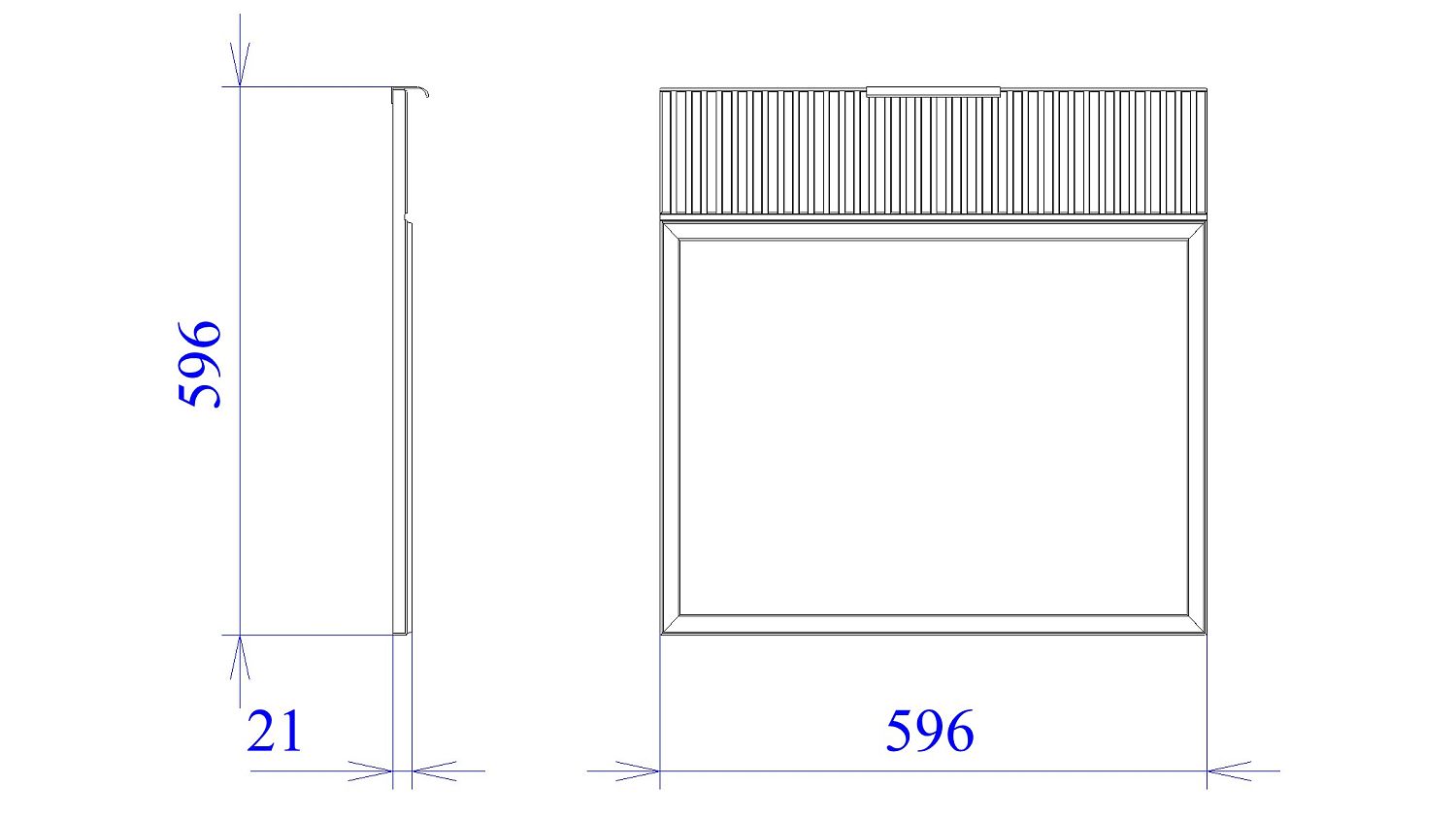 Доп. опция к СД-60, Берта (596*596) Светлый Мокко, 22969