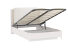 Кровать 1400 NEW с подъемным механизмом, Сиде Белый