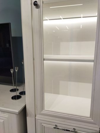 Пенал со стеклом, Клер (746*458*2054) Сосна Андерсен, 31501