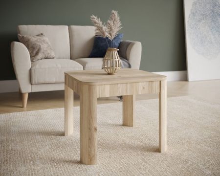 Стол журнальный, Квадро (550*550*450) Дуб Мария, 61002