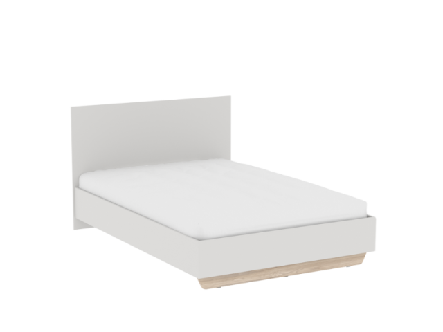 Кровать 1400 без спинки с матрасом_result