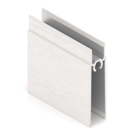 Рамка нижняя ЭКО, Белый велюр, AE0331.AP540.WHVPV.RA