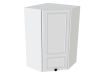Шкаф угловой ШУ-60, Бьянка (600*600*960) Белый, 21135