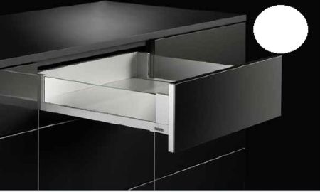 Выдвижной ящик со стеклянными стенками Titus Tekform slimline DW70 450 мм, стекло, белый арт. 655-7U45-152-00, 655-7U45-152-00
