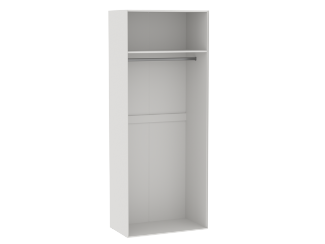 Шкаф 2-дверный с глухими дверями, Аврора (914*522*2304) Дуб Мария/Кашемир