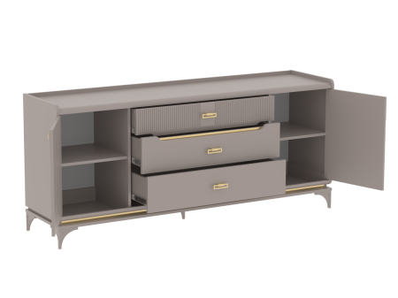 Доп.крышка на комод широкий, Сиде (1768*396*16) Мокко, 12625