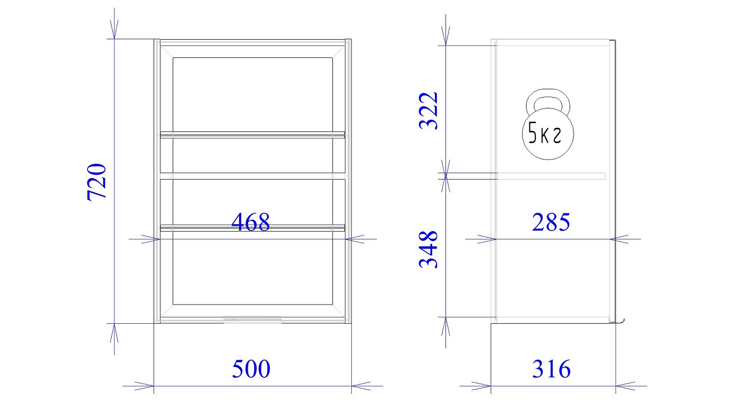 Шкаф  ШСТ-50, Монза (500*318*720) Экокожа Бежевый, 23150