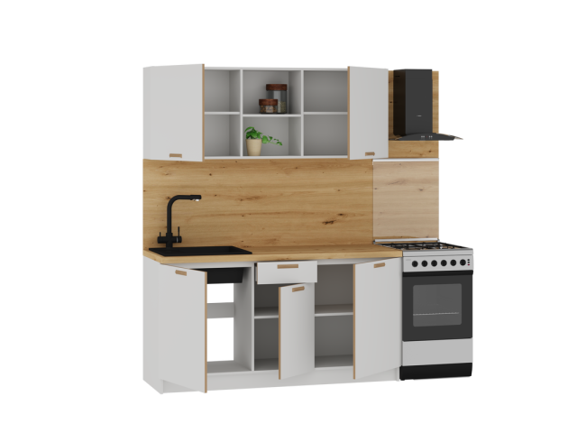 Кухня "Смарт" (возможный вариант комплектации 1)