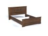 Кровать  1400, Кантри (1680*2095*1008) Орех Риббек темный, 11303