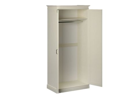 Шкаф для одежды 2-х дверный, Сиена (963*552*2100) Береза бежевая, 31804