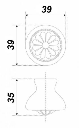 Ручка, RC107AB.4/W