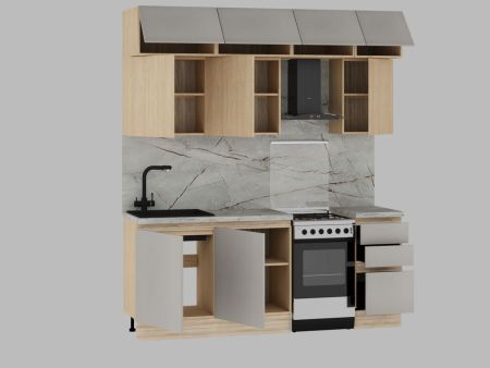 Кухня "Женева" (возможный вариант комплектации 4.3)