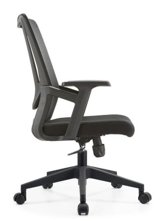 Кресло офисное,вращающееся LJ-2201В BLACK (610*500*1070), LJ-2201В BLACK ИМП