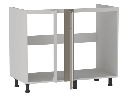 Стол под мойку угловой СМУ-110, Берта (1000*554*820) Мокко, 25119