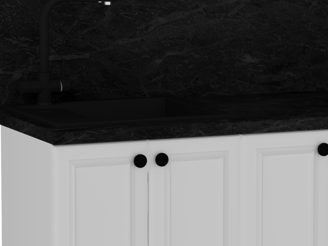 Кухня "Бьянка" (возможный вариант комплектации 3)