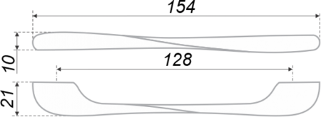 Мебельная ручка , RS006SN.4/128