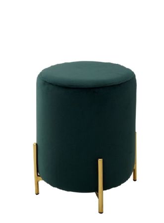 Пуф BLUVEL-78 GREEN/GOLD, RICE (430*430*450) Зеленый, 921948