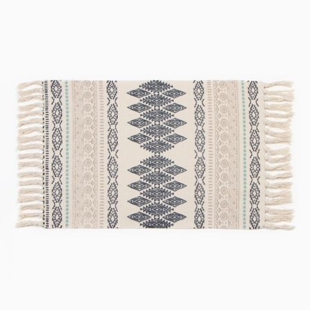 Коврик  Этель "Узоры"  (60*90) Серо-бежевый, 9689054