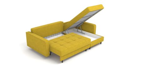 Диван Орлеан  угловой универсальный ткань Verona Latte 724 (2330*1590*900) Бежевый, 2122710/48586/5