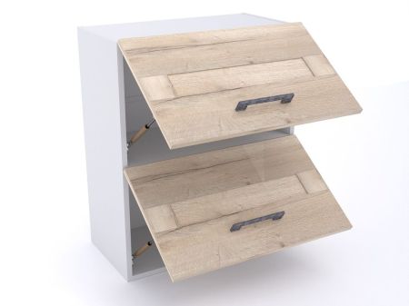 Шкаф Ш-60г, Дублин (600*320*720) Дуб галифакс белый, 21647